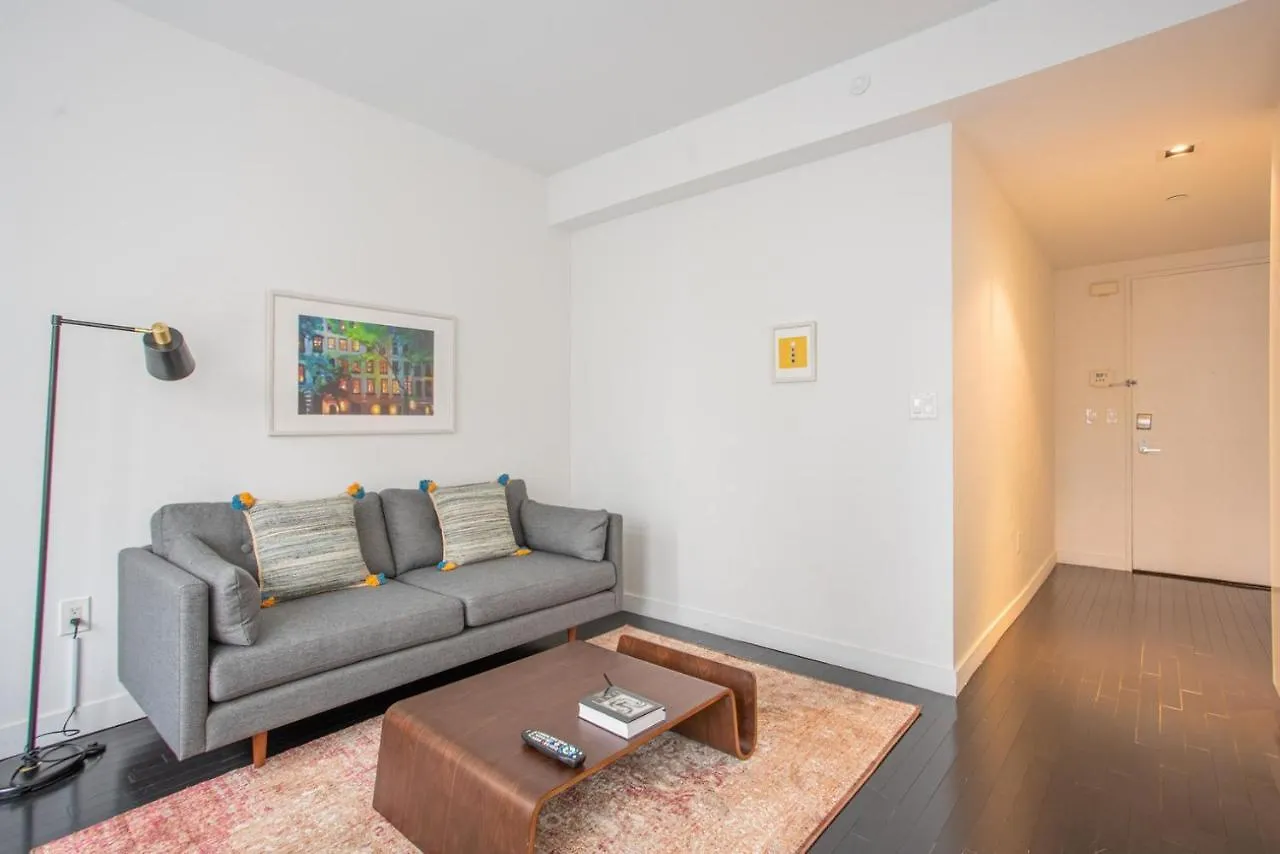 뉴욕 Financial District 1Br W Wd Gym Elevator Nyc-1370 아파트 0*,