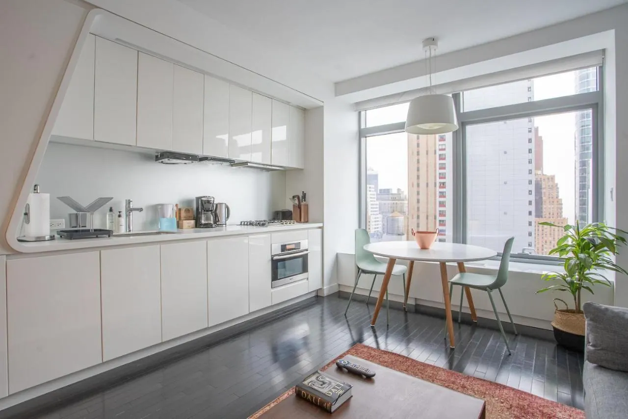 뉴욕 Financial District 1Br W Wd Gym Elevator Nyc-1370 아파트