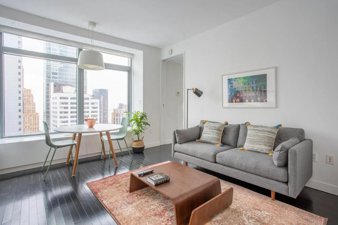 Financial District 1Br W Wd Gym Elevator Nyc-1370 Apartamento Nova Iorque